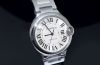 2012 Cartier, 36mm "Ballon Bleu de Cartier" W6920046 automatic date in Steel. B&P