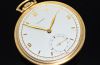 C.1935 Longines 44mm Open face manual winding pocket watch with small seconds in 14KYG