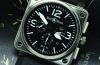 Bell & Ross, 46mm "Aviation BR01-94" auto/date Chronograph in Steel