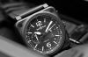 2022 New Bell & Ross, 42mm "Aviation BR03-94" automatic date Chronograph in Matt Black Ceramic