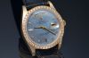 C.1977 Rolex 36mm Oyster Perpetual President Day-date Chronometer Ref.18038 in 18KYG with rare factory Pearl dial & diamonds