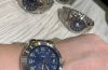 NOS Tabbah 39mm "Personal" collection automatic Blue dial & date in Steel with bracelet