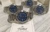 NOS Tabbah 39mm "Personal" collection automatic Blue dial & date in Steel with bracelet