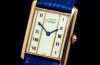 Cartier "Tank Louis Cartier" watch in 925 Silver case & Yellow Gold plated