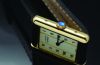 Cartier "Tank Louis Cartier" watch in 925 Silver case & Yellow Gold plated