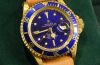 1982 Rolex 39mm late production Oyster Perpetual Date Submariner 200m Blue nipple dial Ref.1680 Chronometer in 18KYG with paper