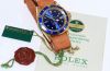 1982 Rolex 39mm late production Oyster Perpetual Date Submariner 200m Blue nipple dial Ref.1680 Chronometer in 18KYG with paper