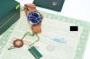 1982 Rolex 39mm late production Oyster Perpetual Date Submariner 200m Blue nipple dial Ref.1680 Chronometer in 18KYG with paper