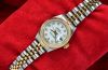 Rolex Lady's 26mm Oyster Perpetual "Datejust" chronometer Ref.69173 "W" series with Diamonds dial in 18KYG & steel