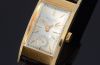 C.1948 vintage Patek Philippe Geneve Ref.425 "Tegolino" rectangular manual winding watch with enamel dial in 18KYG