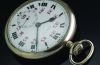 Zenith Circa 1900s 53mm Railway pocket watch white enamel dial Cal.18.28.3P in alloy