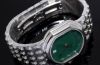 Daniel Roth, 32mm Le Sentier green dial automatic date in Steel with bracelet