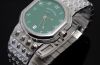 Daniel Roth, 32mm Le Sentier green dial automatic date in Steel with bracelet