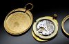 C.1970s Ebel Ref.54 Oval pocket watch 35x40mm manual winding in 18KYG with orig box