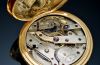 C.1886 Vacheron & Constantin 51mm Exquisite engraved Hunter case pocket watch white enamel dial in 120g 18KRG. Archive cert