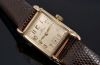 C.1944 IWC rectangular with tear drop lugs manual winding Cal.87 in heavy 14KYG case