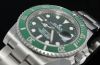 Rolex, Oyster Perpetual Date "Green Ceramic Submariner 300m" Ref.116610LV in Steel