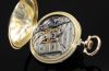 Patek Philippe & Cie, Geneva Switzerland C.1907 Open face pocket watch 45.5mm in 18ct Yellow Gold with filigree and blue enamel