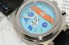 Anonimo, 44mm "Dino Zei Nemo Chronograph for Porsche Club" Ref.11000 Limited Edition of 100pcs Gulf Oil Racing colors in Steel