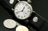 Standard USA 33mm Circa 1910s WWI trench watch White enamel dial, small seconds in Silverode case