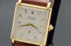 C.1940s Rolex Precision vintage rectangular Tank Ref.4611 with extended lugs manual winding with small seconds in 18KYG