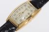 C.1930s Movado Chronometer Ref.1261 Tonneau & curved back with stepped bezel manual wind in 18KYG