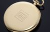 Patek Philippe & Cie, Geneva Switzerland 45mm Circa 1920s Art Deco Open Face Pocket Watch in polished 14KYG with small seconds