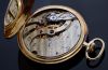 Patek Philippe & Cie, Geneva Switzerland 45mm Circa 1920s Art Deco Open Face Pocket Watch in polished 14KYG with small seconds
