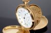 C.1904 Vacheron & Constantin Geneva 51.5mm Hunter cased pocket watch with white enamel dial in 18KRG weighing 140g