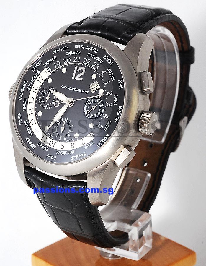Girard perregaux hotsell world time chronograph