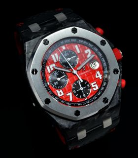 Audemars Piguet, 42mm "Royal Oak Offshore, Singapore Gran'Prix" Limited Edition of 250pcs in Forged Carbon & Steel