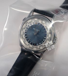 Patek Philippe, 36mm "Worldtime" millennium edition Ref.5110P-001 in Platinum