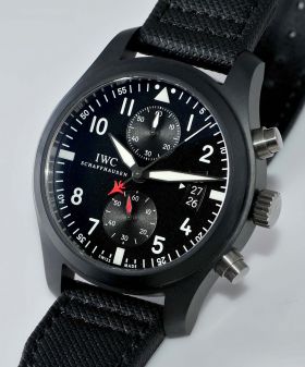 IWC, 46mm "Pilot's Chronograph Top Gun Miramar" Ref.3880-01 auto, date, antimagnetic in Ceramic