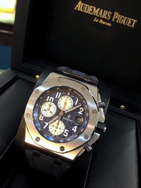 Audemars Piguet, 42mm "Royal Oak, Offshore Chronograph Navy" auto/date Ref.26470ST.OO.A027CA.01 in Steel