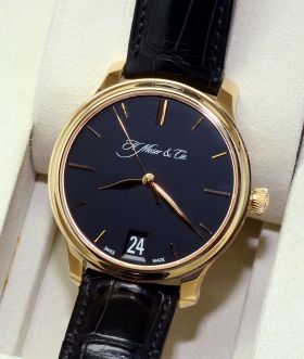 H.Moser & Cie, 41mm Monard Big Date 7 Days Ref.342.502-001 manual winding Center Seconds in 18KPG