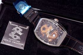 *NEW* Franck Muller "Vanguard Gold Dragon" Ref.V45SC DT STG AC 5N automatic date Limited Edition of 88pcs in Steel