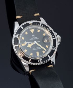 C.1982 Tudor, 39mm Ref.94110 Snow Flake Submariner 200m Prince Oyster Date automatic in Steel with Oyster case by Rolex
