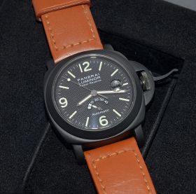 C.1999 Very rare Panerai, 44mm "Power Reserve" Pam0028 B series OP6526 Chronometer auto/date in Black PVD Steel. B&P