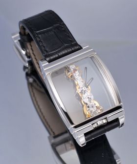 Corum, "Golden Bridge" Ref.113.550.59 in 18KWG