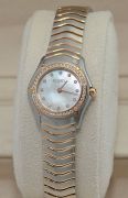 Ebel in 18KPG & Steel with diamonds