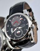 Parmigiani, "Kalpa Tonda 42 Hemisphere" Dualtime in Steel