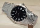 Ebel, 38mm "Classic Wave" quartz & date Ref.E9255F41 in Steel