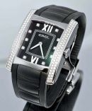 Ebel, 34mm "Brasilia" Ref.9256M48/158BC35 in steel with 106 diamonds bezel
