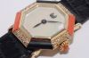 Graff by Ebel in 18KYG with diamonds, coral & onyx in 18KYG