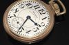 Waltham "Vanguard 16 size" 23 jewels open face railway watch in 10KYGF