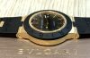 Bulgari 38mm Sport Diagono AL38G automatic date in Black rubber and 18KYG