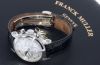Prototype No.00 36mm Franck Muller Ref.7000CC MC 36 Chronograph complete calendar manual winding in Platinum. B&P