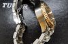 2021 Tudor lady's 28mm STYLE auto/date M12113-0007 in halfgold. B&P