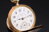 C.1909 Vacheron & Constantin Geneve 31mm miniature lady's Open face pocket watch Reference No.1 with White enamel dial in 18KYG