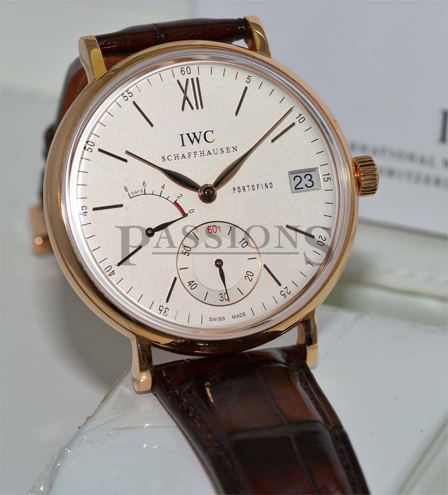 IWC 45mm Portofino Handwound 8 Days Ref.5101 07 in 18KPG Passions Watch Exchange Singapore s Premier Pre owned Watch Dealer